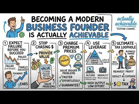 Becoming a modern business founder is actually achievable