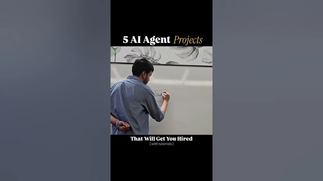 5 AI Agent Projects That Will Get You Hired ( Free Tutorial) #projects #aiagents
