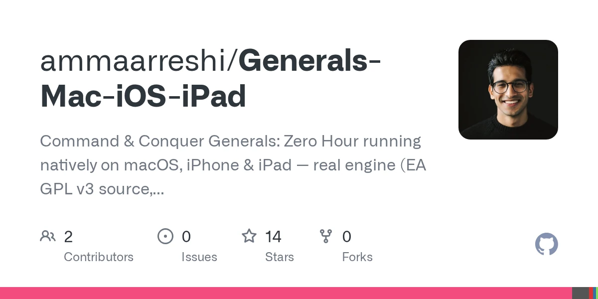 Command and Conquer Generals natively ported to macOS, iPhone, iPad using Fable