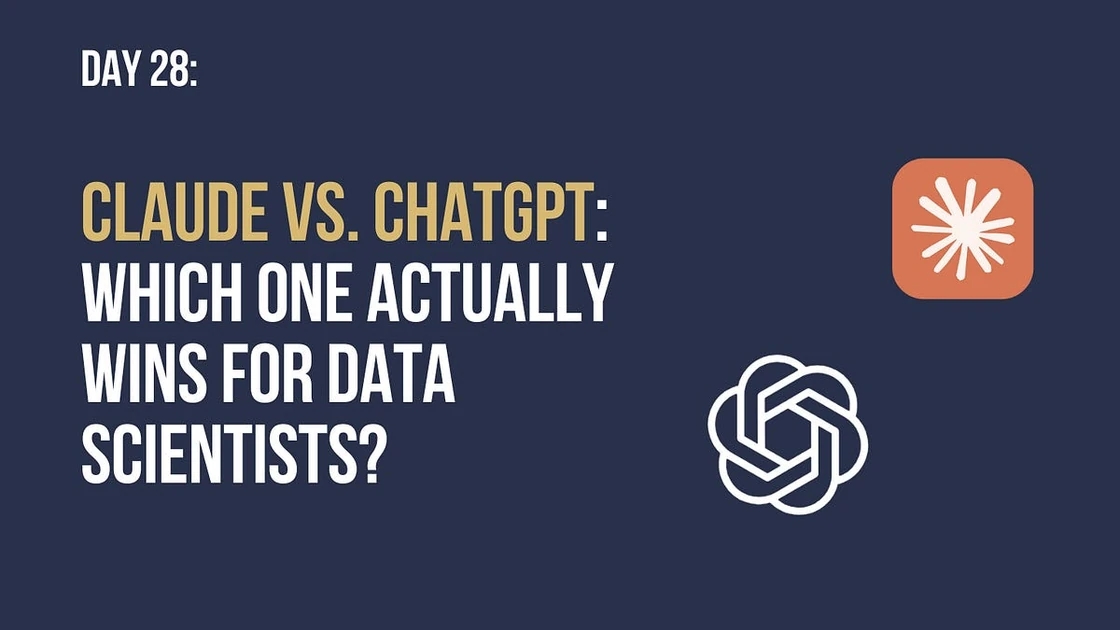 Claude vs ChatGPT for Data Scientists: Real-World Comparison After 3 Months (2025)