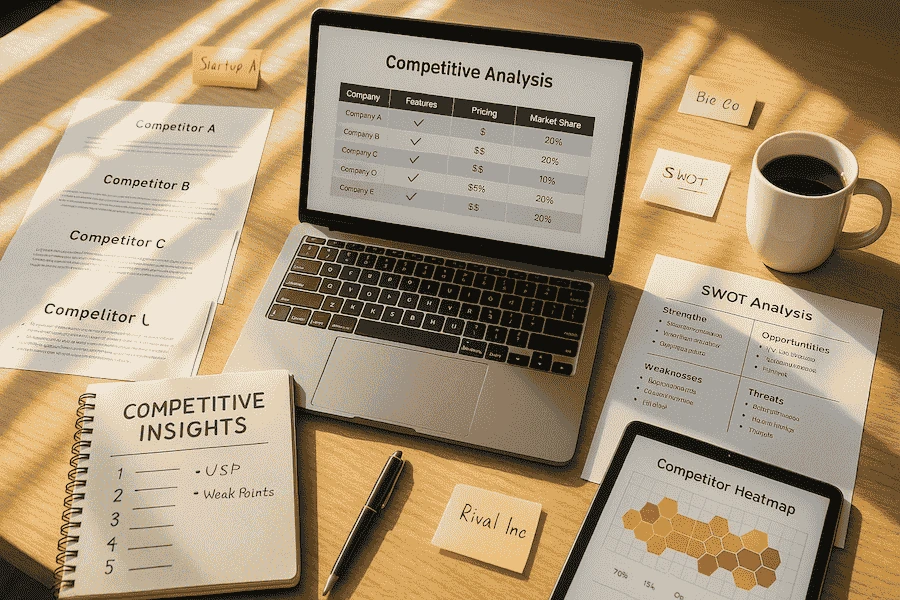 Competitive Landscape Analysis for Startups: Guide 2026