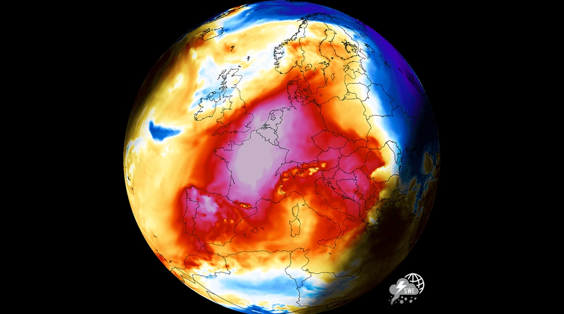 5th Heat Dome Expands Across Europe: 40°C+ Target Western and Central Europe