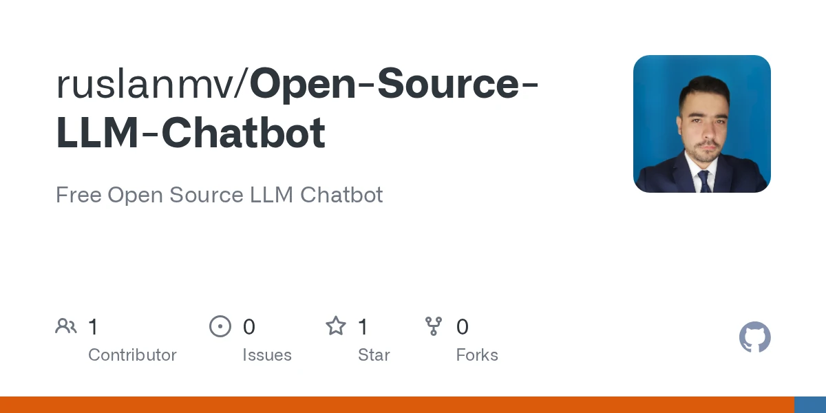 GitHub - ruslanmv/Open-Source-LLM-Chatbot: Free Open Source LLM Chatbot