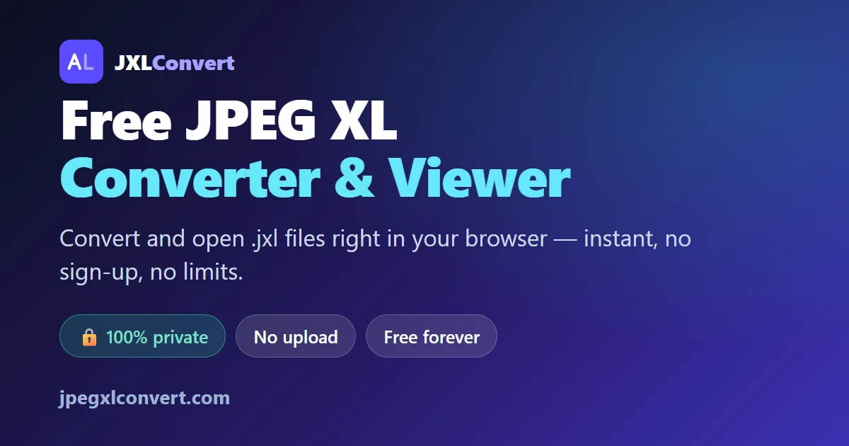 JPEG XL converter and .jxl viewer