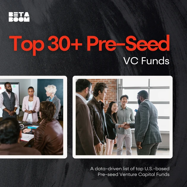 30+ Best Pre-Seed VC Funds Backed by Data (Updated for 2025) | Beta Boom