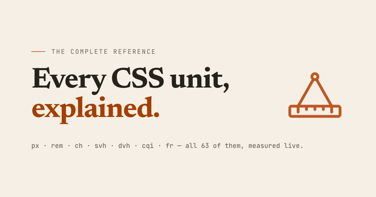 CSS Units