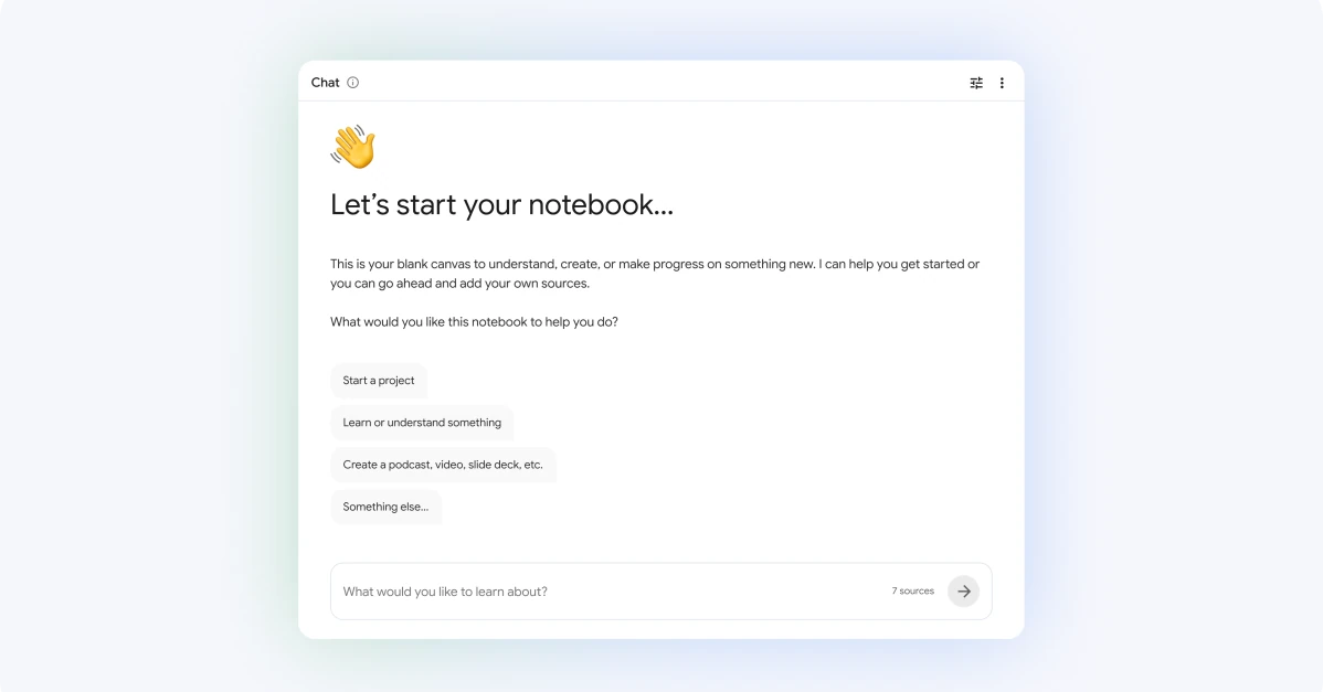 NotebookLM’s Gemini 3.5 upgrade adds a cloud computer and help finding sources