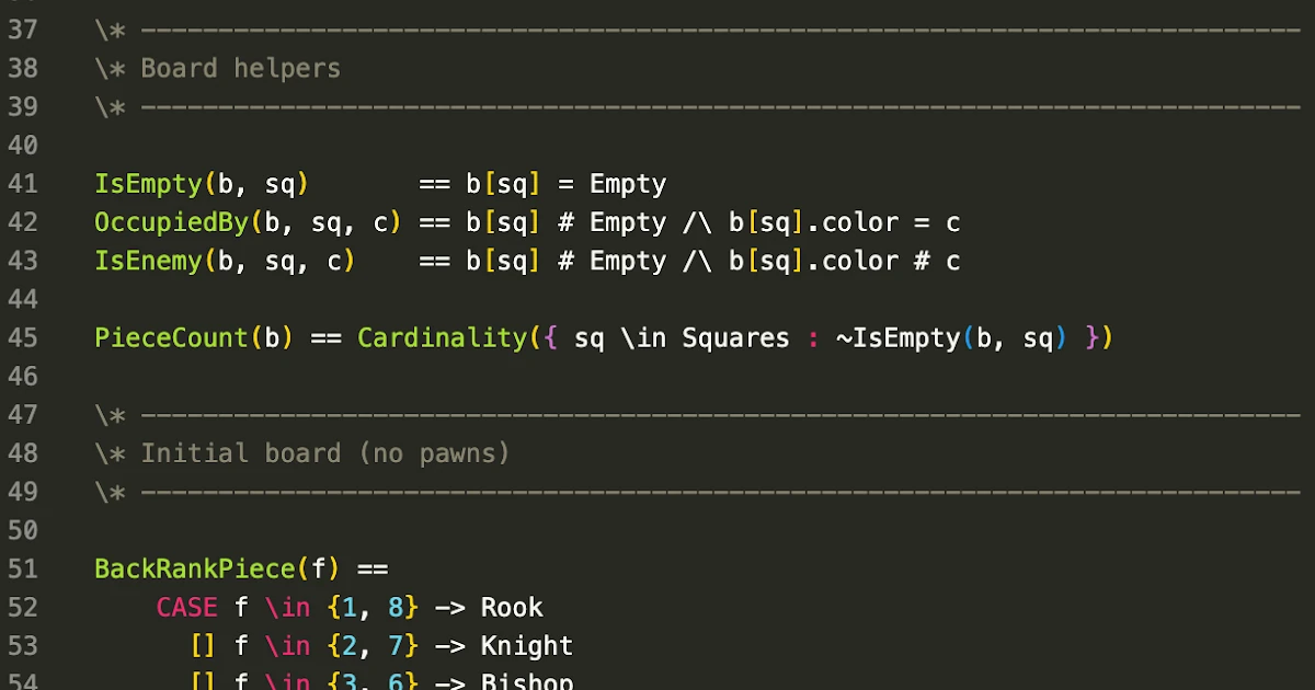 Chess Invariants