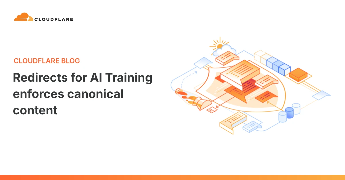 Redirects for AI Training enforces canonical content