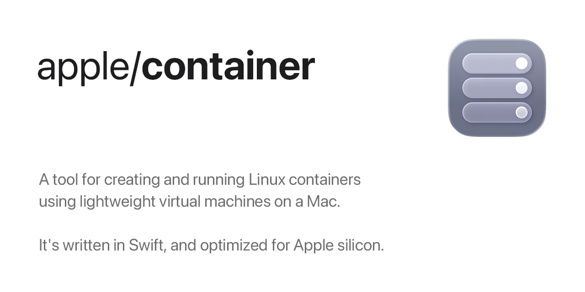 macOS Container Machines
