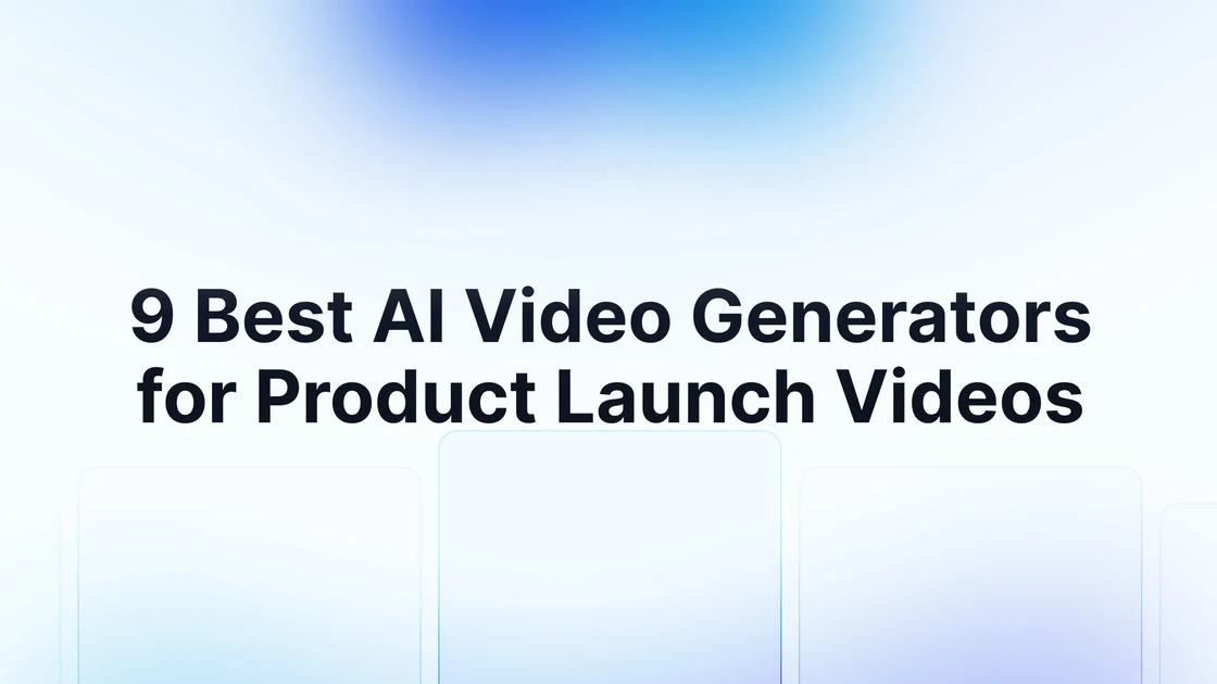 9 Best AI Video Generators for Product Launch Videos | Arcade Blog