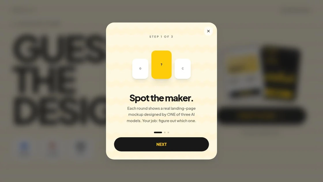 Which AI? — Guess the designer