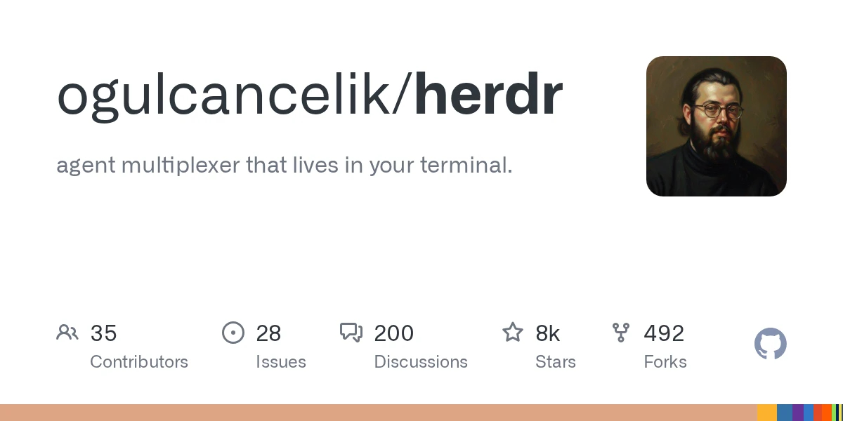 Herdr: Agent multiplexer that lives in your terminal