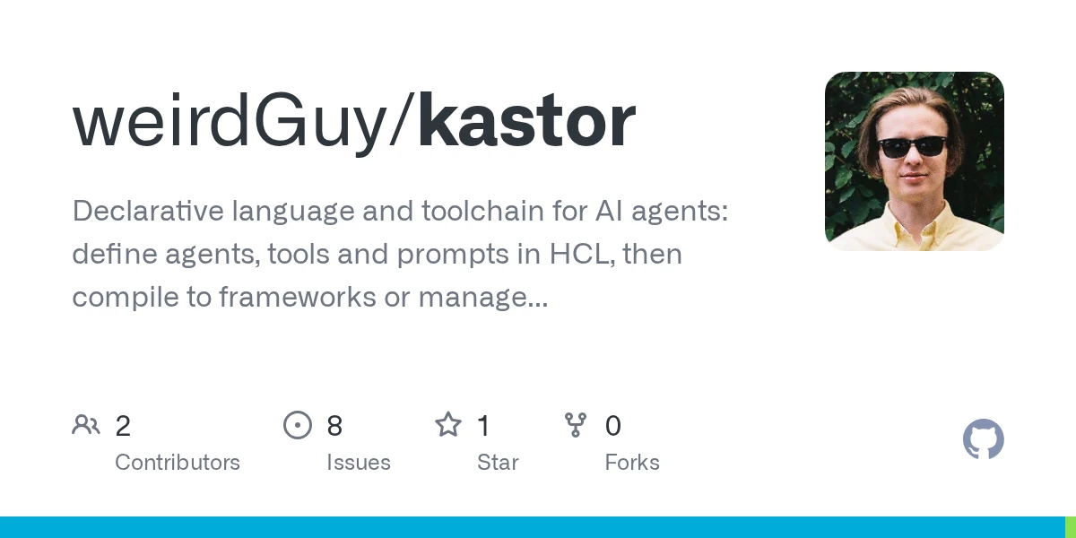 Show HN: Kastor – Terraform-style specs for AI agents