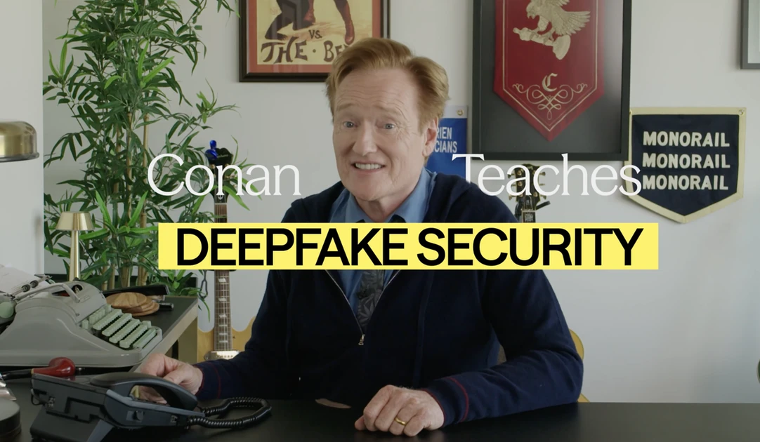 Conan O'Brien, deepfake master, wants to stop you from getting pwned