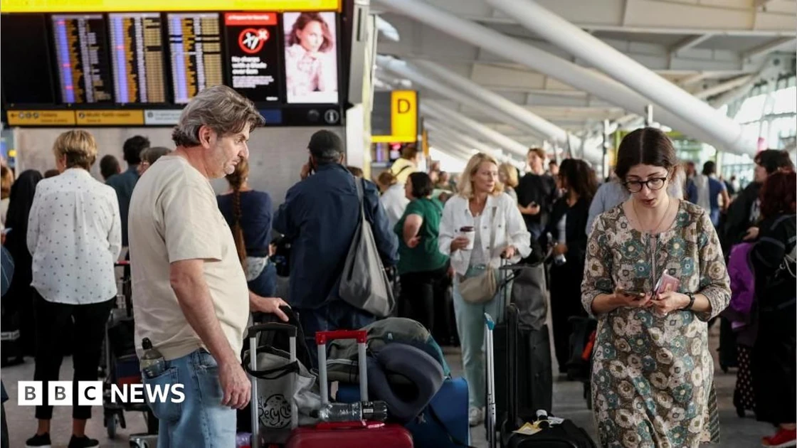 100s of flights cancelled at UK airports due to ATC issue