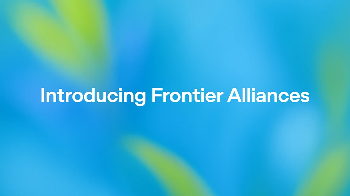 Introducing Frontier Alliances