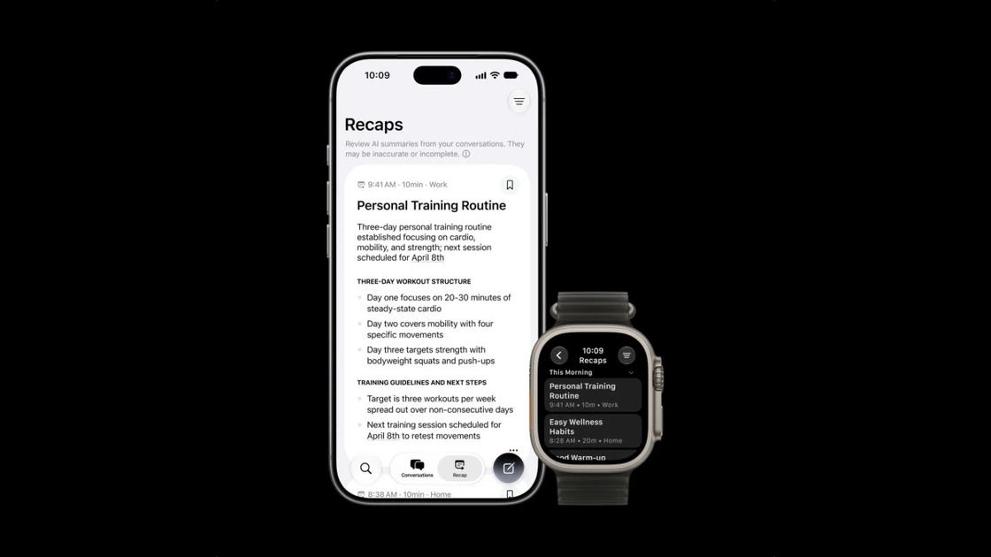 Apple Watch’s new feature listens to your chats and recaps them