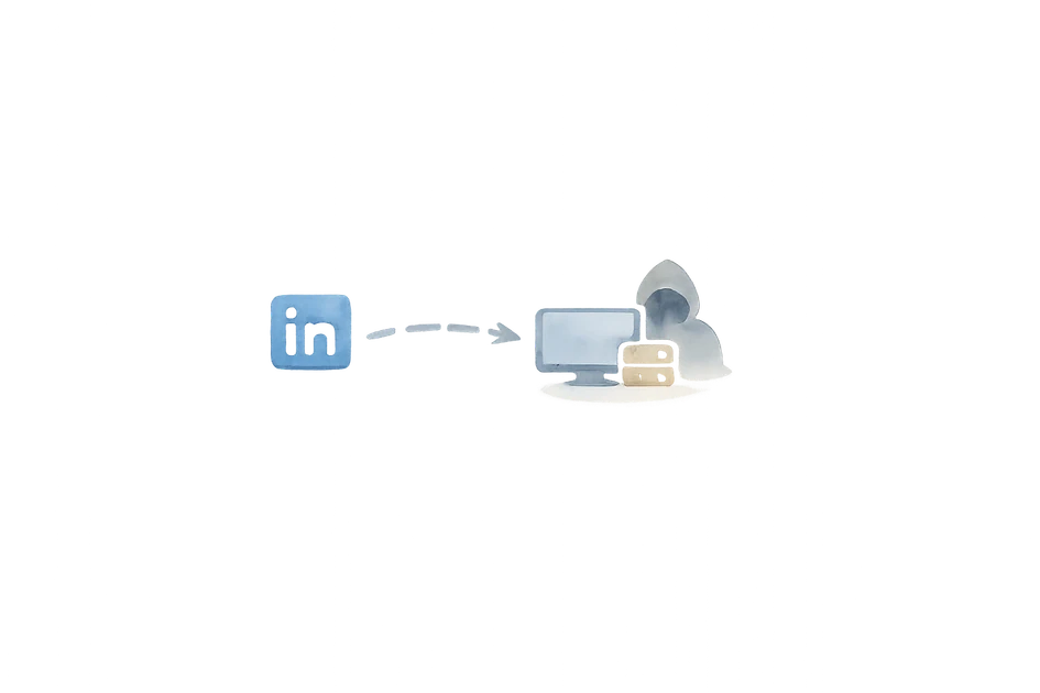 A backdoor in a LinkedIn job offer