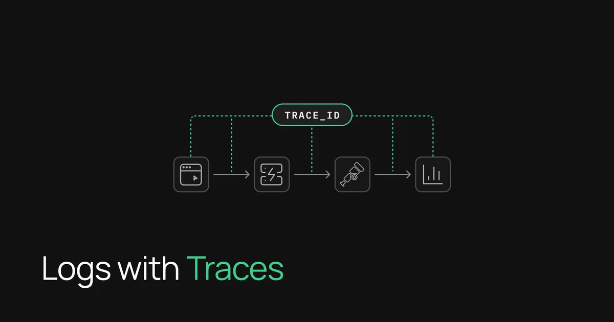 Connect client traces to your logs