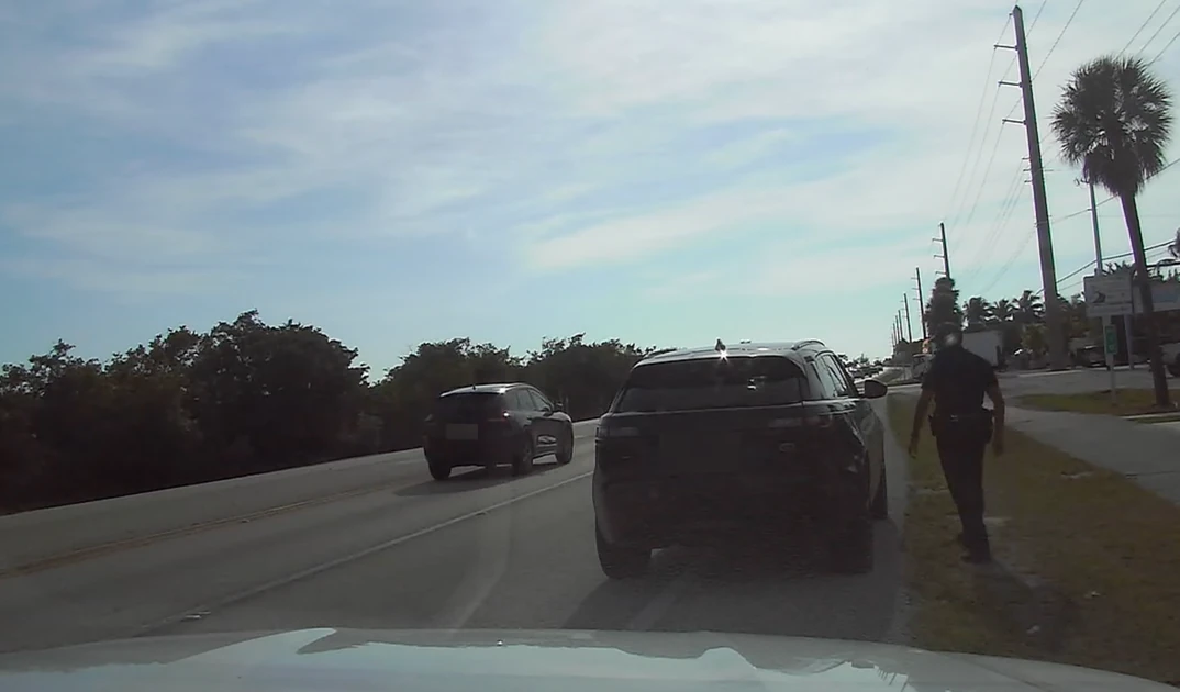 Footage Shows Cop Stalking Woman After Surveilling Her with a LPR