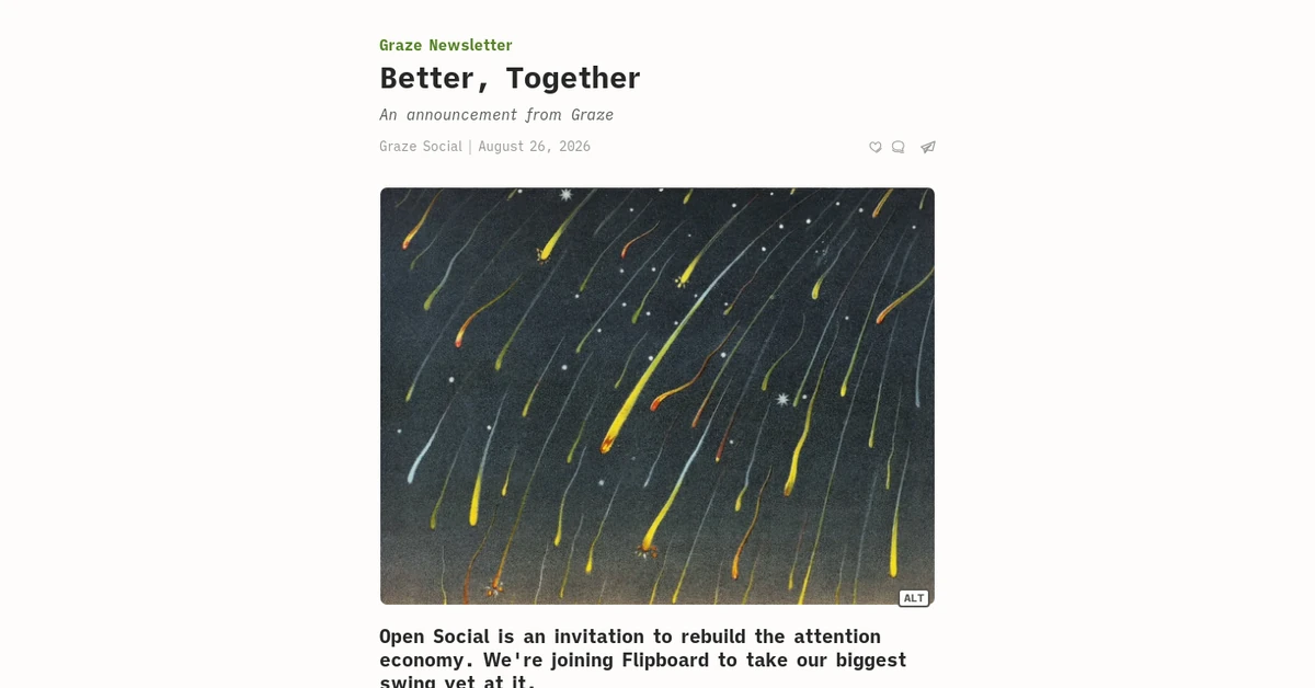 Graze Joins Flipboard