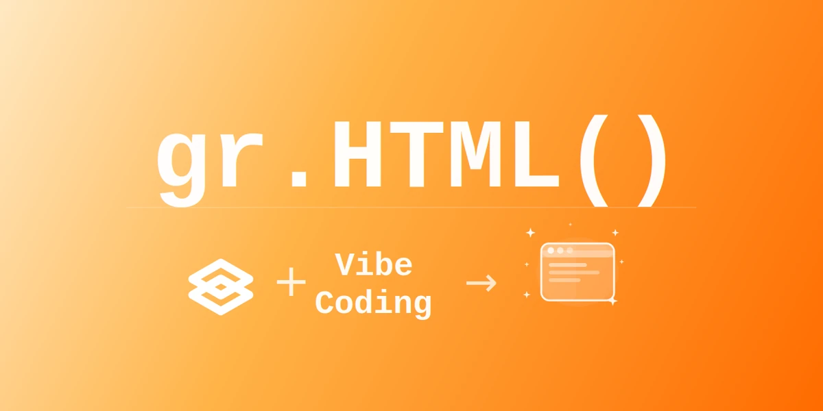 One-Shot Any Web App with Gradio’s gr.HTML
