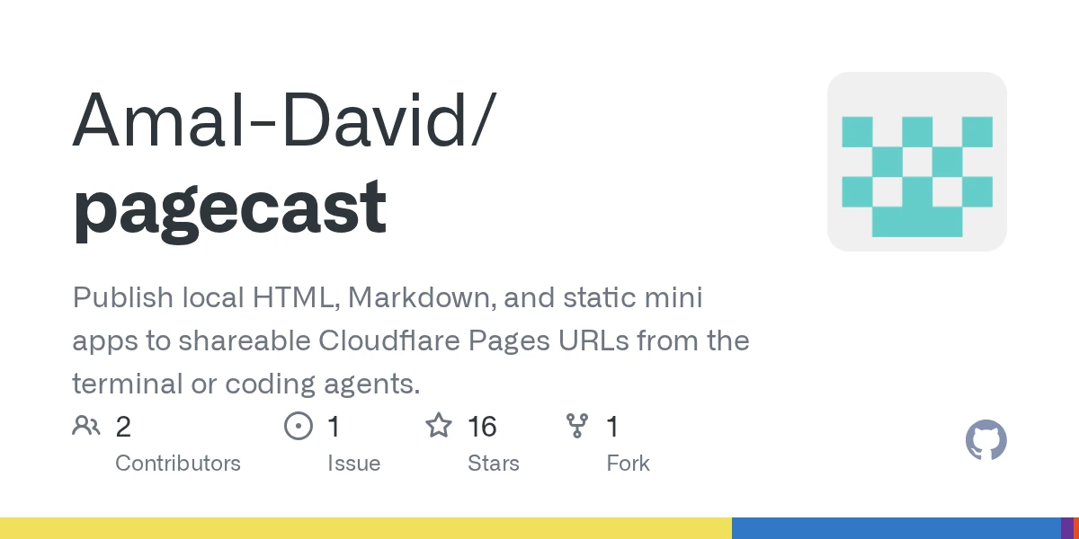 Show HN: Pagecast – Publish Markdown/HTML Reports to Cloudflare Pages