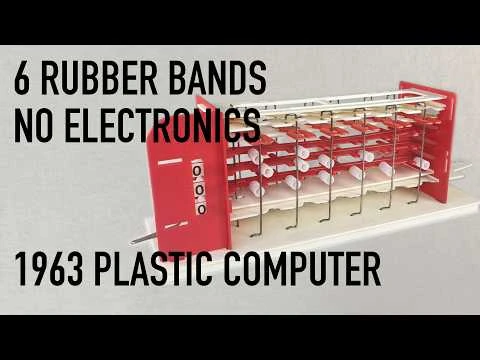 Plastic mechanical computer from 1963: The Digi-Comp 1 [video]