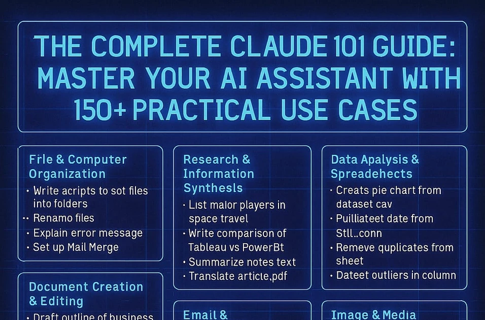 The Complete Claude Code 101 Guide: Master Your AI Assistant with 150+ Practical Use Cases