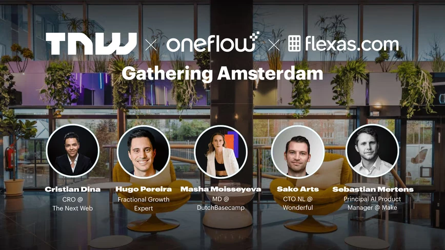 Meet the speakers: Who is taking the stage at the TNW, Oneflow & Flexas gathering in Amsterdam?