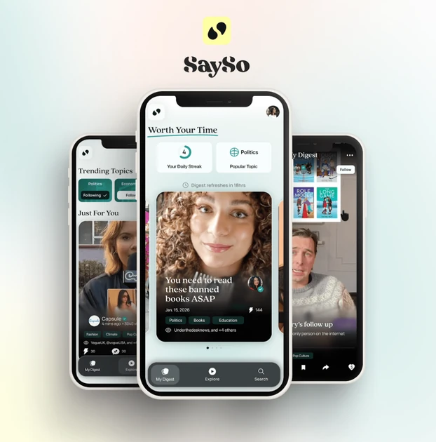 SaySo is a new short-form video app that aims to restore users’ trust in news | TechCrunch
