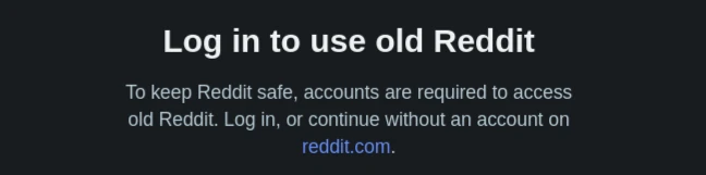 So Reddit has decided that plain HTML is unsafe