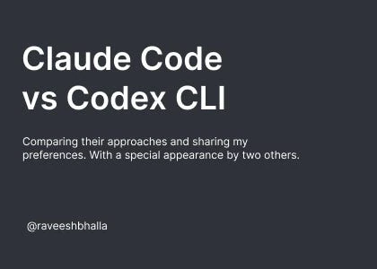 Claude Code vs Codex CLI
