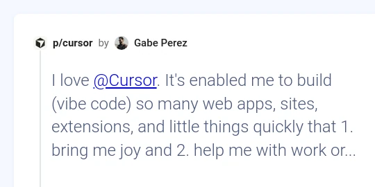 Cursor or Claude Code? : Cursor Discussion Forums | Product Hunt