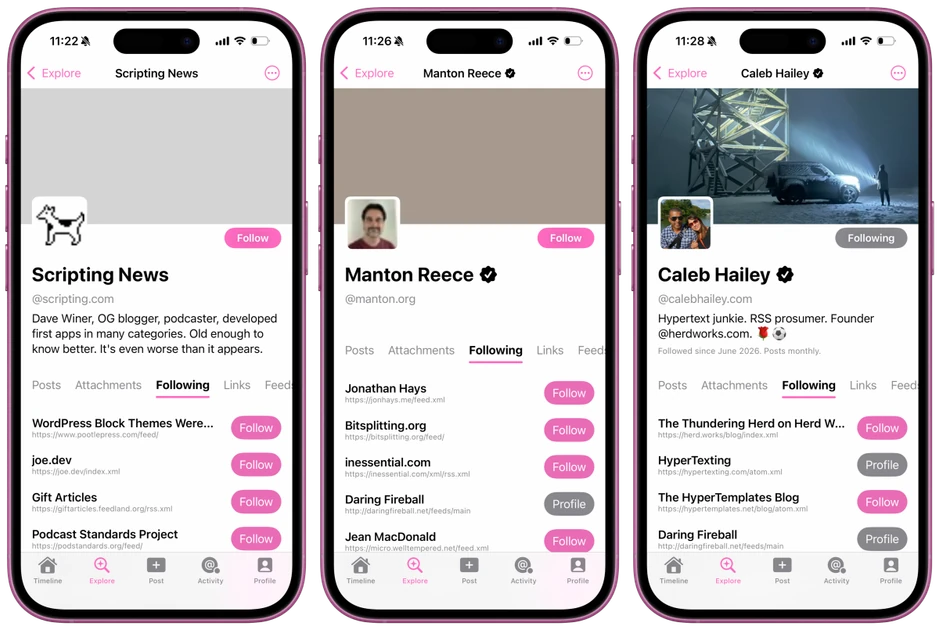 A new app, HyperTexting, turns the open web into a scrollable social media-like feed