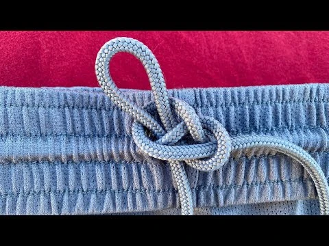 A better way to tie your gym shorts. (Or any drawstring) [video]