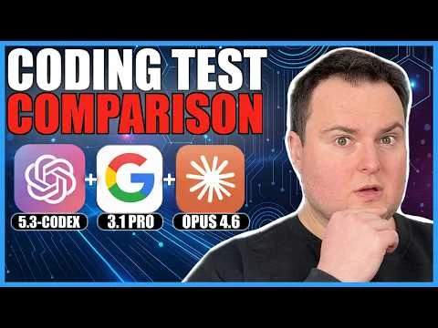 Gemini 3.1 Pro vs GPT-5.3 Codex vs Claude Opus 4.6 – Ultimate Coding Comparison