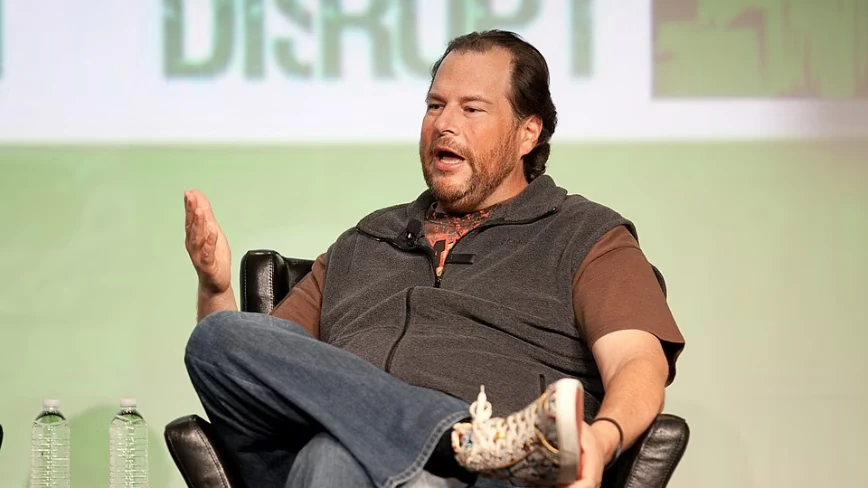 Salesforce expects to spend $300 million on Anthropic tokens this year, and Benioff wants coding inside Slack next