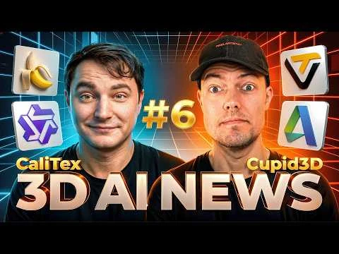 Autodesk AI 3D, Tencent Open-Source Pause, Next-Gen Texturing & More! – 3D AI News #6