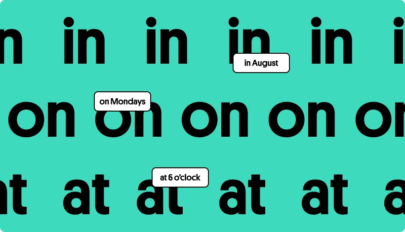 In, On & At Prepositions: When to Use + Examples