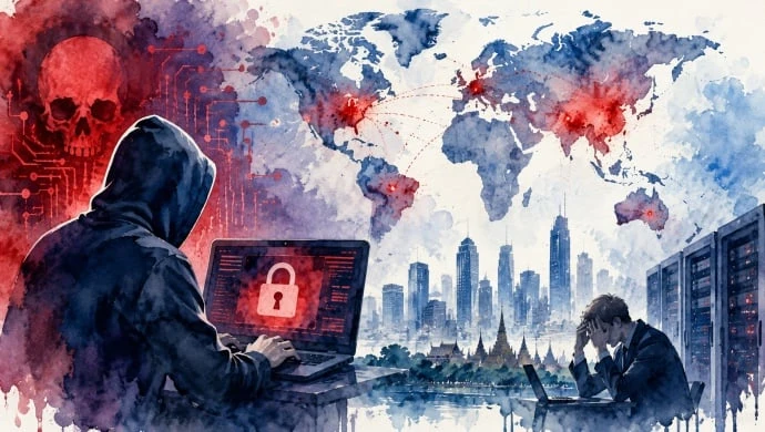 Thailand is suddenly on the frontline of a new ransomware wave