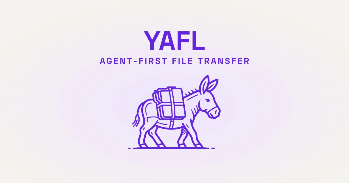 Show HN: I made YAFL – a E2EE file handoff for AI agents