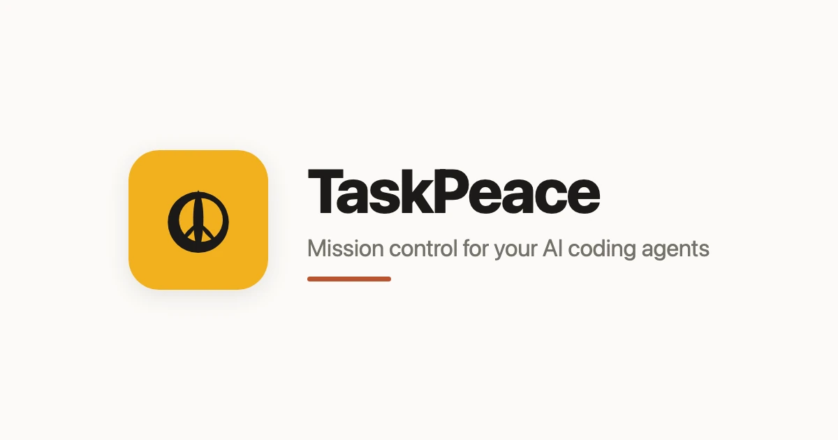 Show HN: TaskPeace – a task queue my AI coding agents pull work from over MCP