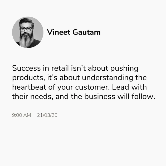 Why putting the consumer first is key to success | Vineet Gautam posted on the topic | LinkedIn