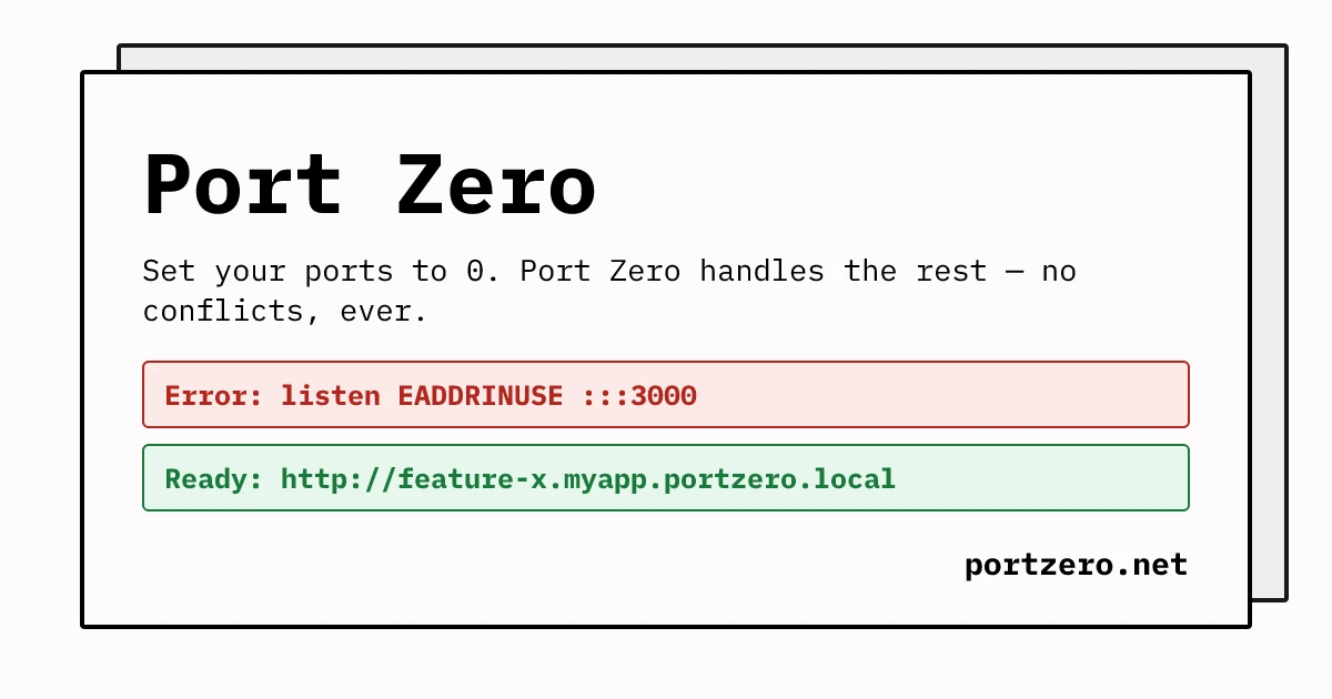 Show HN: Port Zero – how I learned to stop worrying and love PORT=0
