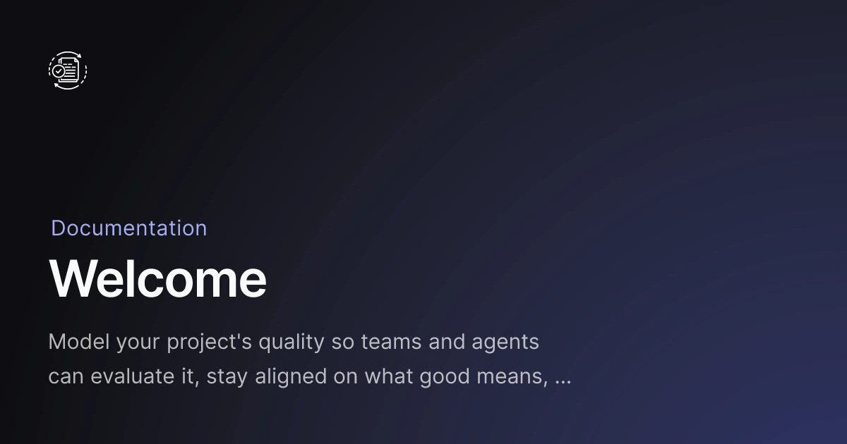 Show HN: QUALITY.md – open format/specification, agent skill, and CLI