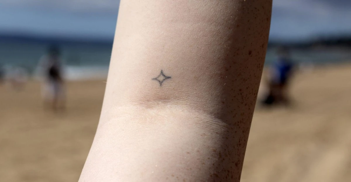 This tattoo is permanent, pain-free, and might soon come in the mail