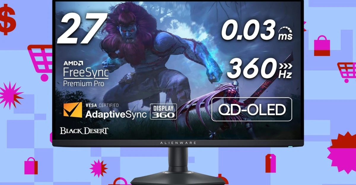 Alienware’s fast 27-inch QD-OLED gaming monitor is 23 percent off