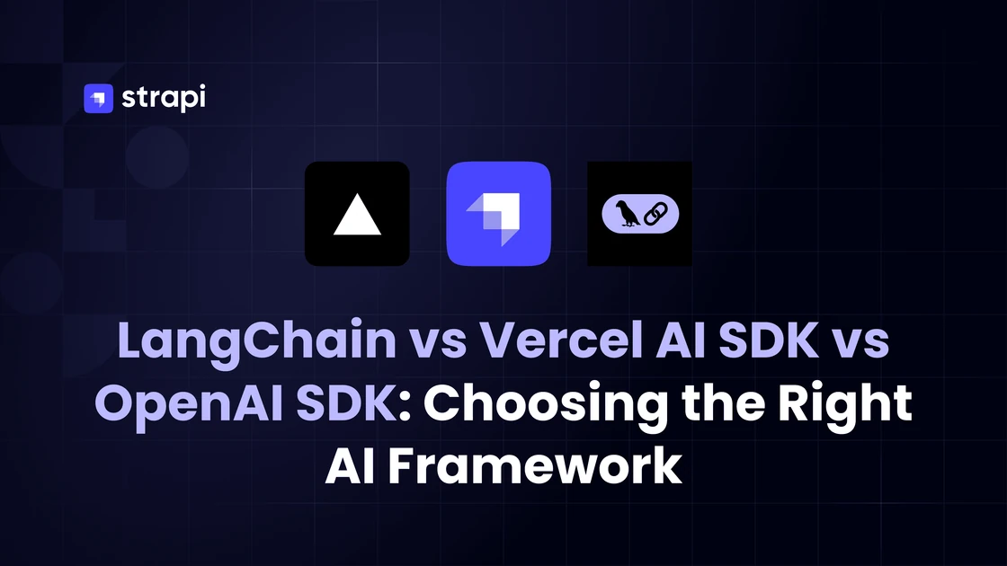 LangChain vs Vercel AI SDK vs OpenAI SDK: 2026 Guide